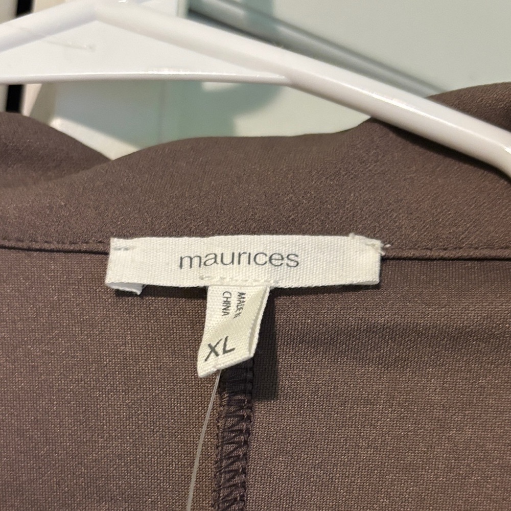 Maurices Women's Taupe Brown Blazer - Picture 4 of 7